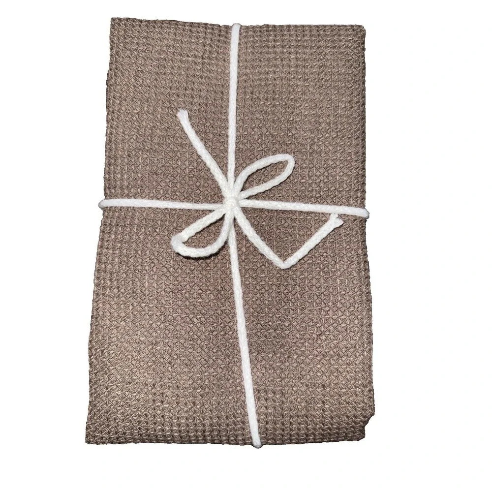 Pottery Barn Belgian Linen Standard Pillow Sham Taupe Textured Cover 26x20